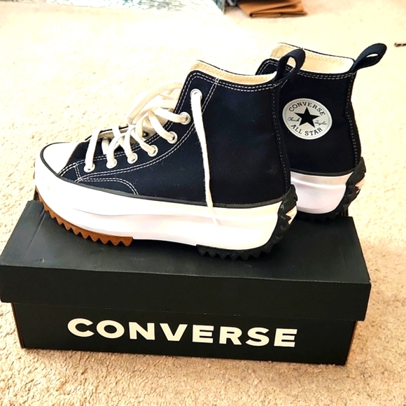 Converse Run Star Hike high black and white - Picture 2 of 12